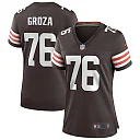 Zennovawear Lou Groza Cleveland Browns Women's Game Retired Player Jersey - Brown