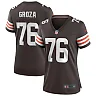 Zennovawear Lou Groza Cleveland Browns Women's Game Retired Player Jersey - Brown