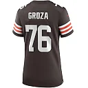 Zennovawear Lou Groza Cleveland Browns Women's Game Retired Player Jersey - Brown