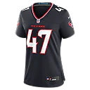 Zennovawear Louis Hansen Houston Texans Women's Team Game Jersey - Navy
