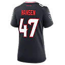 Zennovawear Louis Hansen Houston Texans Women's Team Game Jersey - Navy