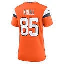 Zennovawear Lucas Krull Denver Broncos Women's Team Game Jersey - Orange