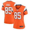 Zennovawear Lucas Krull Denver Broncos Women's Team Game Jersey - Orange