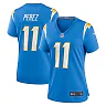 Zennovawear Luis Perez Los Angeles Chargers Women's Team Game Jersey - Powder Blue