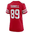 Zennovawear Luke Farrell San Francisco 49ers Women's Team Game Jersey - Scarlet