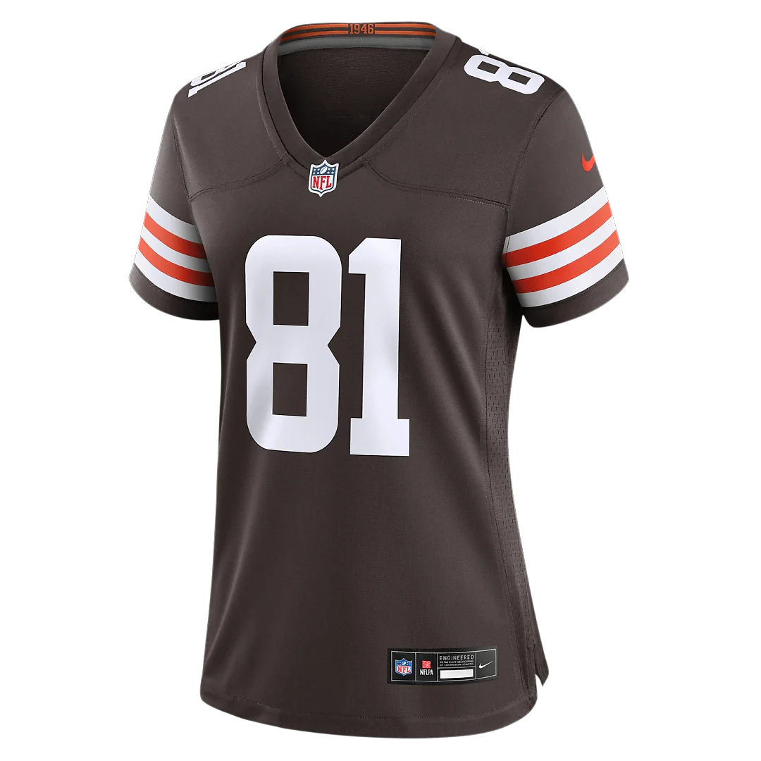 Zennovawear Luke Floriea Cleveland Browns Women's Team Game Jersey - Brown