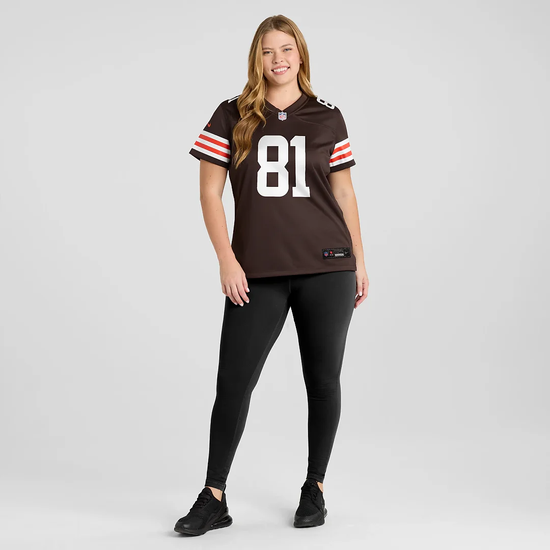 Zennovawear Luke Floriea Cleveland Browns Women's Team Game Jersey - Brown