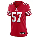Zennovawear Luke Gifford San Francisco 49ers Women's Team Game Jersey - Scarlet
