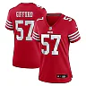 Zennovawear Luke Gifford San Francisco 49ers Women's Team Game Jersey - Scarlet