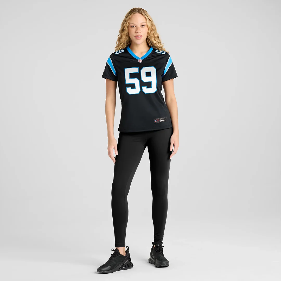 Zennovawear Luke Kuechly Carolina Panthers Women's Team Game Jersey - Black