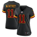 Zennovawear Luke McCaffrey Washington Commanders Women's Hail Raiser Alternate Game Jersey - Black