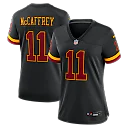 Zennovawear Luke McCaffrey Washington Commanders Women's Hail Raiser Alternate Game Jersey - Black