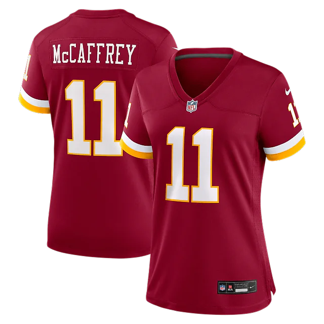 Zennovawear Luke McCaffrey Washington Commanders Women's Game Jersey - Burgundy