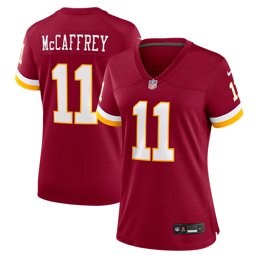 Zennovawear Luke McCaffrey Washington Commanders Women's Game Jersey - Burgundy