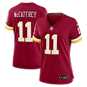 Zennovawear Luke McCaffrey Washington Commanders Women's Game Jersey - Burgundy