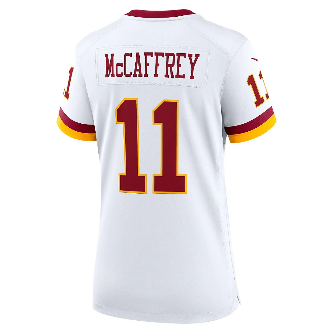 Zennovawear Luke McCaffrey Washington Commanders Women's Game Super Bowl Era Jersey - White