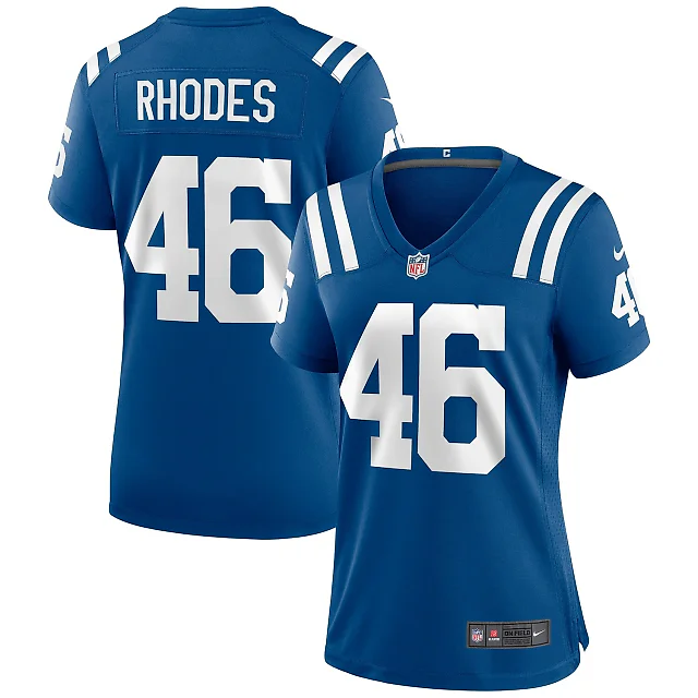 Zennovawear Luke Rhodes Indianapolis Colts Women's Game Jersey - Royal