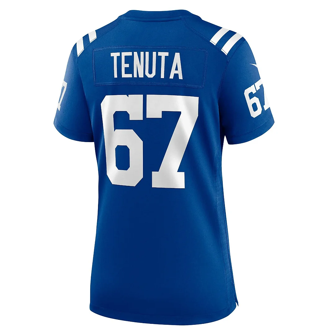 Zennovawear Luke Tenuta Indianapolis Colts Women's Team Game Jersey - Royal