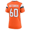 Zennovawear Luke Wattenberg Denver Broncos Women's Team Game Jersey - Orange