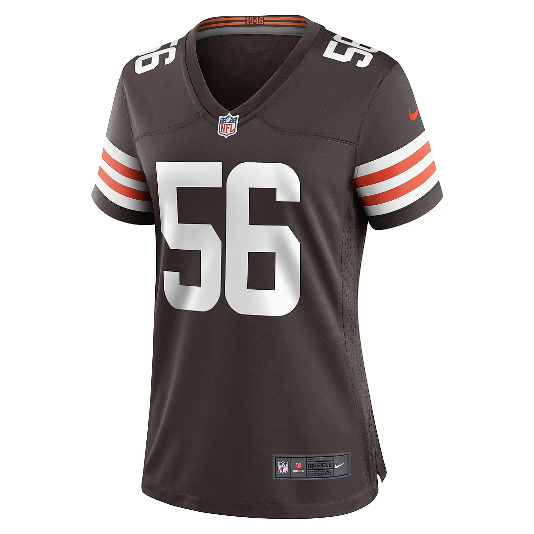 Zennovawear Luke Wypler Cleveland Browns Women's Team Game Jersey - Brown