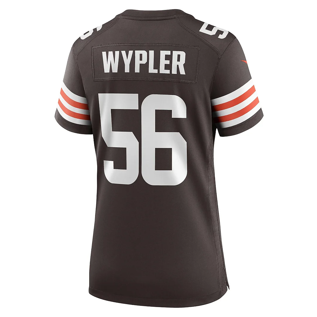 Zennovawear Luke Wypler Cleveland Browns Women's Team Game Jersey - Brown