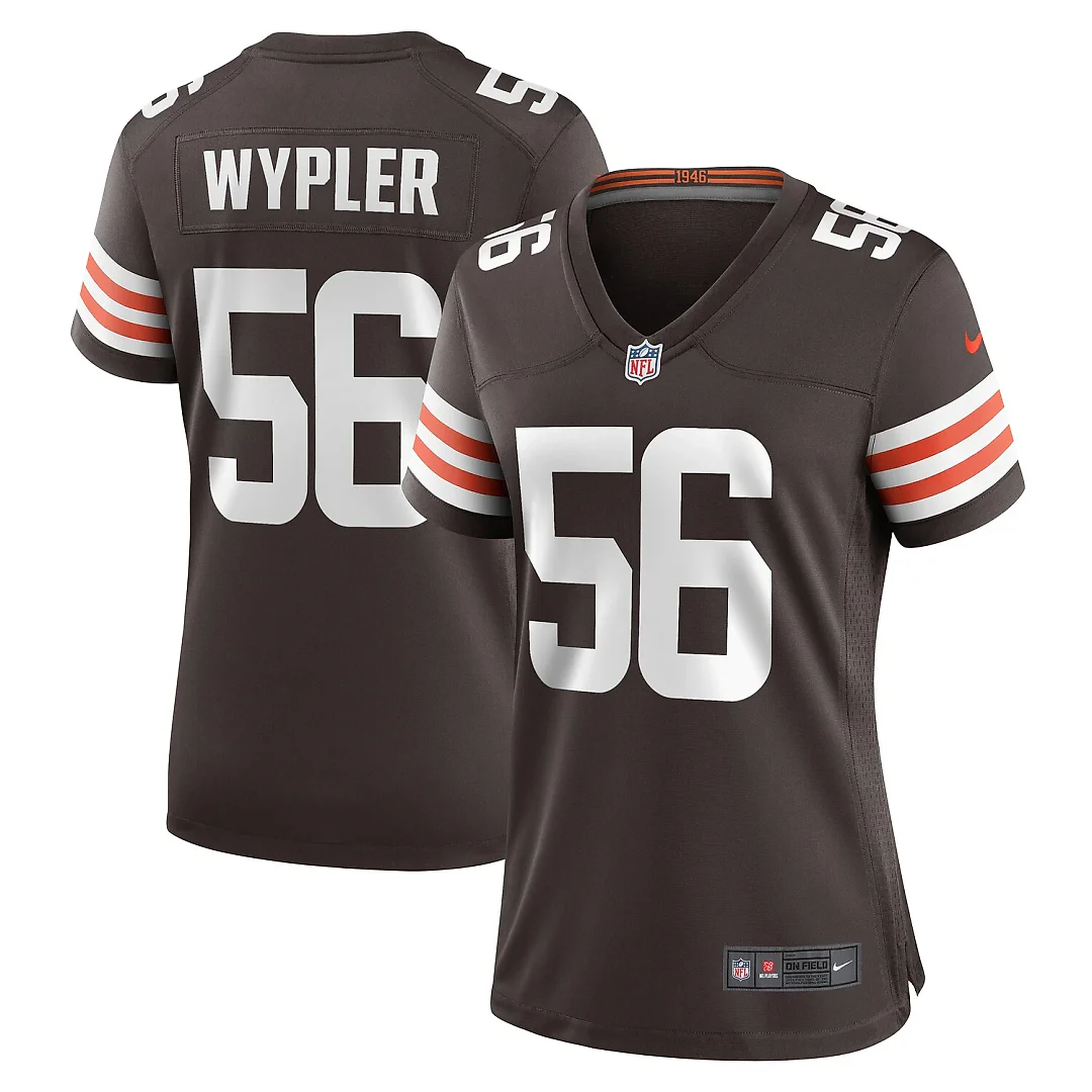Zennovawear Luke Wypler Cleveland Browns Women's Team Game Jersey - Brown