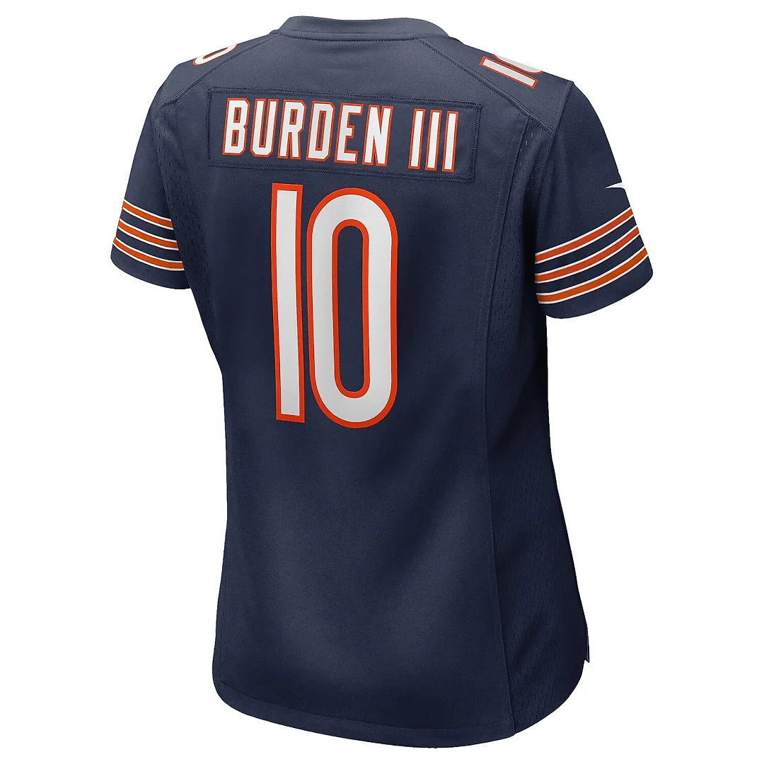 Zennovawear Luther Burden III Chicago Bears Women's Team Game Jersey - Navy