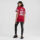Zennovawear Mac Jones San Francisco 49ers Women's Team Game Jersey - Scarlet