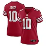 Zennovawear Mac Jones San Francisco 49ers Women's Team Game Jersey - Scarlet