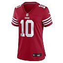 Zennovawear Mac Jones San Francisco 49ers Women's Team Game Jersey - Scarlet
