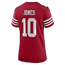 Zennovawear Mac Jones San Francisco 49ers Women's Team Game Jersey - Scarlet