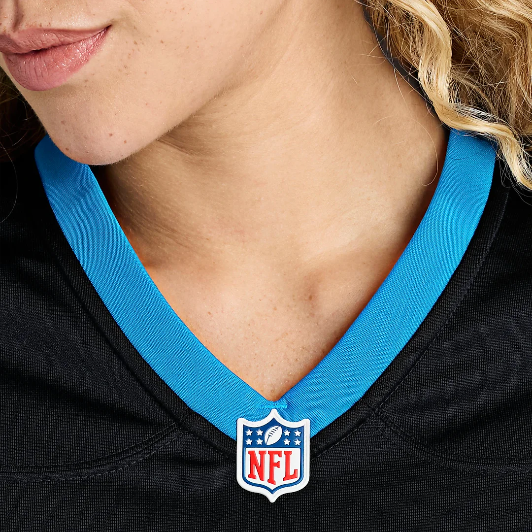 Zennovawear Maema Njongmeta Carolina Panthers Women's Team Game Jersey - Black