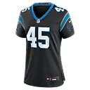Zennovawear Maema Njongmeta Carolina Panthers Women's Team Game Jersey - Black