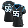 Zennovawear Maema Njongmeta Carolina Panthers Women's Team Game Jersey - Black