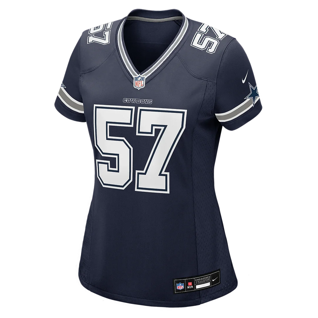 Zennovawear Malachi Lawrence Dallas Cowboys Women's Game Jersey - Navy