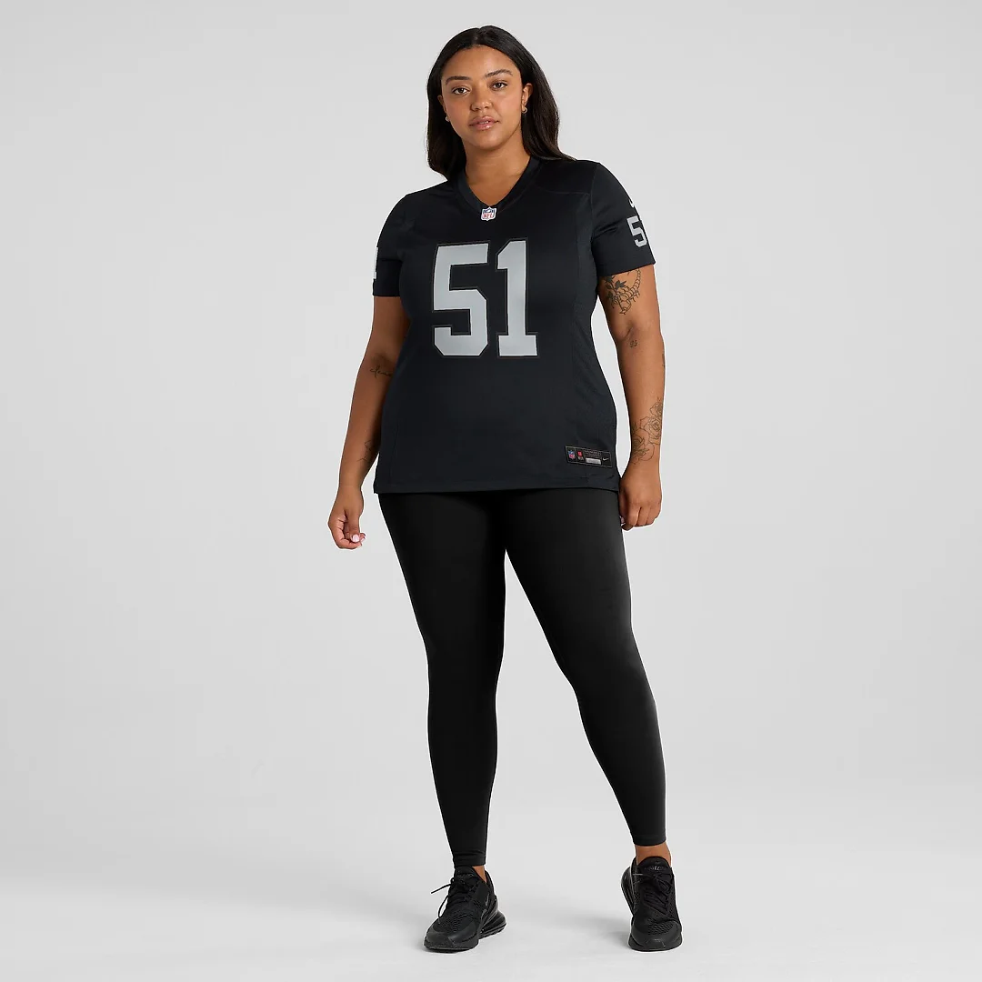 Zennovawear Malcolm Koonce Las Vegas Raiders Women's Game Jersey - Black