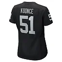 Zennovawear Malcolm Koonce Las Vegas Raiders Women's Game Jersey - Black