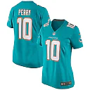 Zennovawear Malcolm Perry Miami Dolphins Women's Game Jersey - Aqua