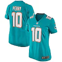 Zennovawear Malcolm Perry Miami Dolphins Women's Game Jersey - Aqua