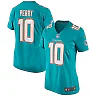 Zennovawear Malcolm Perry Miami Dolphins Women's Game Jersey - Aqua