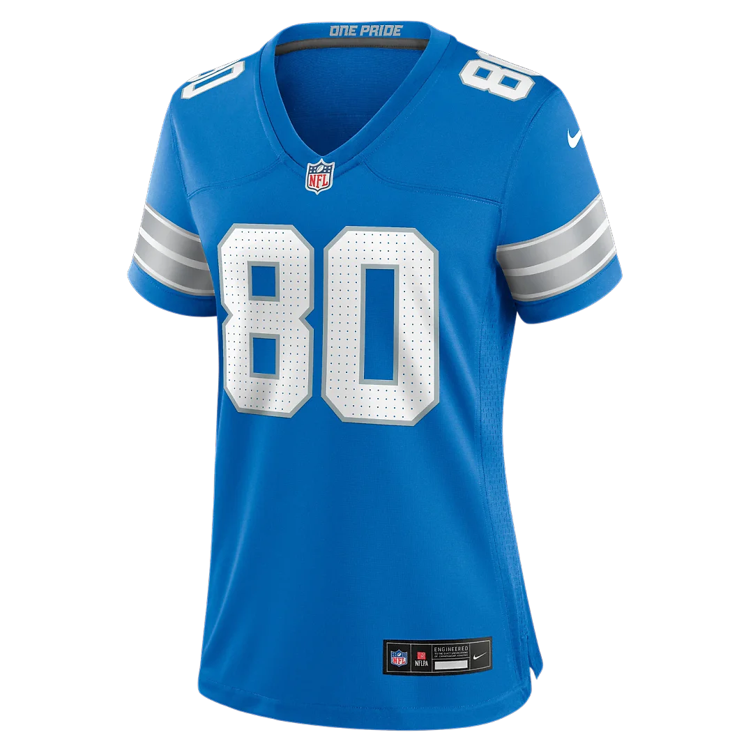 Zennovawear Malik Cunningham Detroit Lions Women's Team Game Jersey - Blue