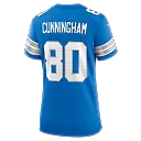 Zennovawear Malik Cunningham Detroit Lions Women's Team Game Jersey - Blue