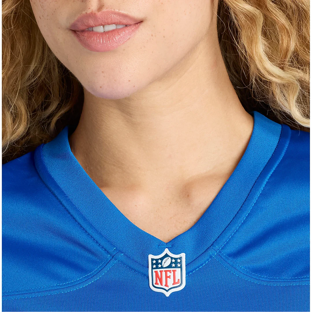 Zennovawear Malik Cunningham Detroit Lions Women's Team Game Jersey - Blue