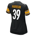 Zennovawear Malik Harrison Pittsburgh Steelers Women's Team Game Jersey - Black