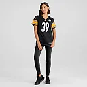 Zennovawear Malik Harrison Pittsburgh Steelers Women's Team Game Jersey - Black