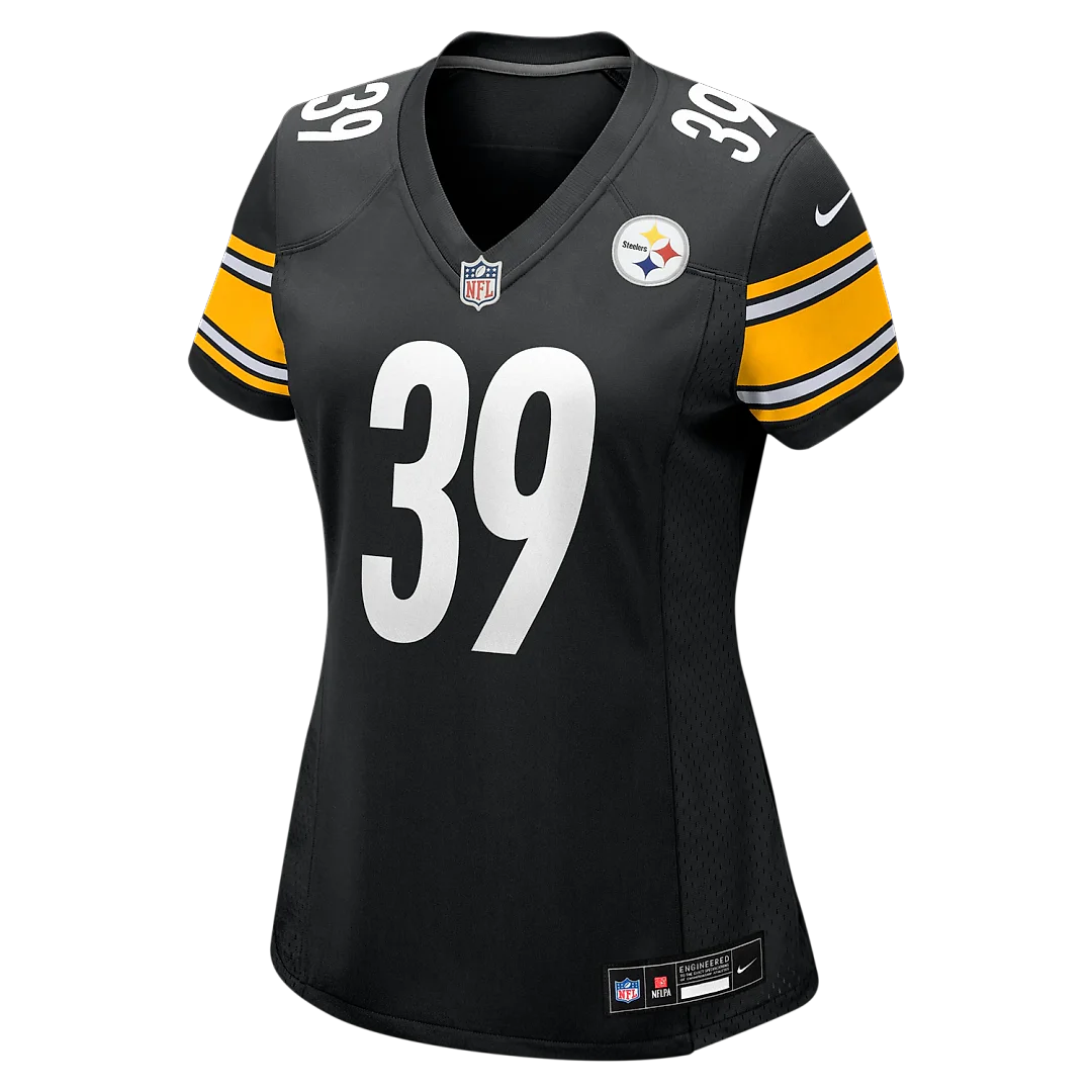 Zennovawear Malik Harrison Pittsburgh Steelers Women's Team Game Jersey - Black