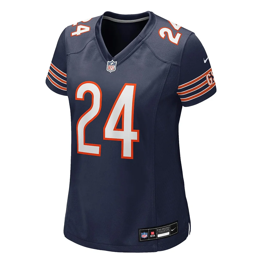 Zennovawear Malik Muhammad Chicago Bears Women's Team Game Jersey - Navy