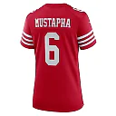 Zennovawear Malik Mustapha San Francisco 49ers Women's Team Game Jersey - Scarlet