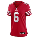 Zennovawear Malik Mustapha San Francisco 49ers Women's Team Game Jersey - Scarlet