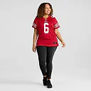 Zennovawear Malik Mustapha San Francisco 49ers Women's Team Game Jersey - Scarlet